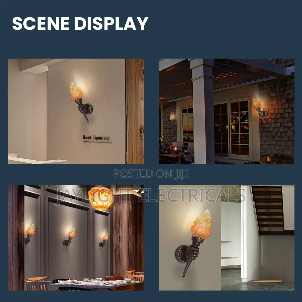 Waterproof Outdoor Led Light for Garden and Indoor R Hand-Wall Mounted
