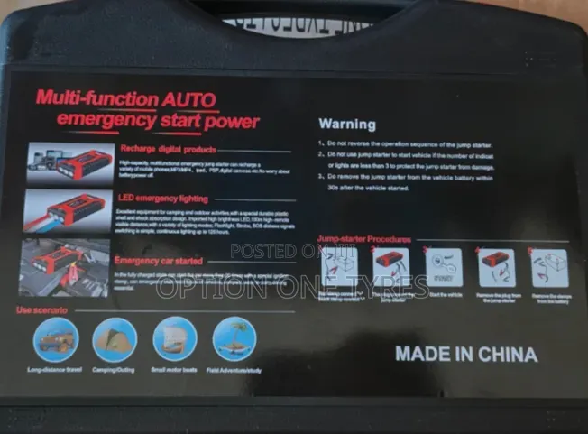 Jump Starter And Battery Pack For 12v Car