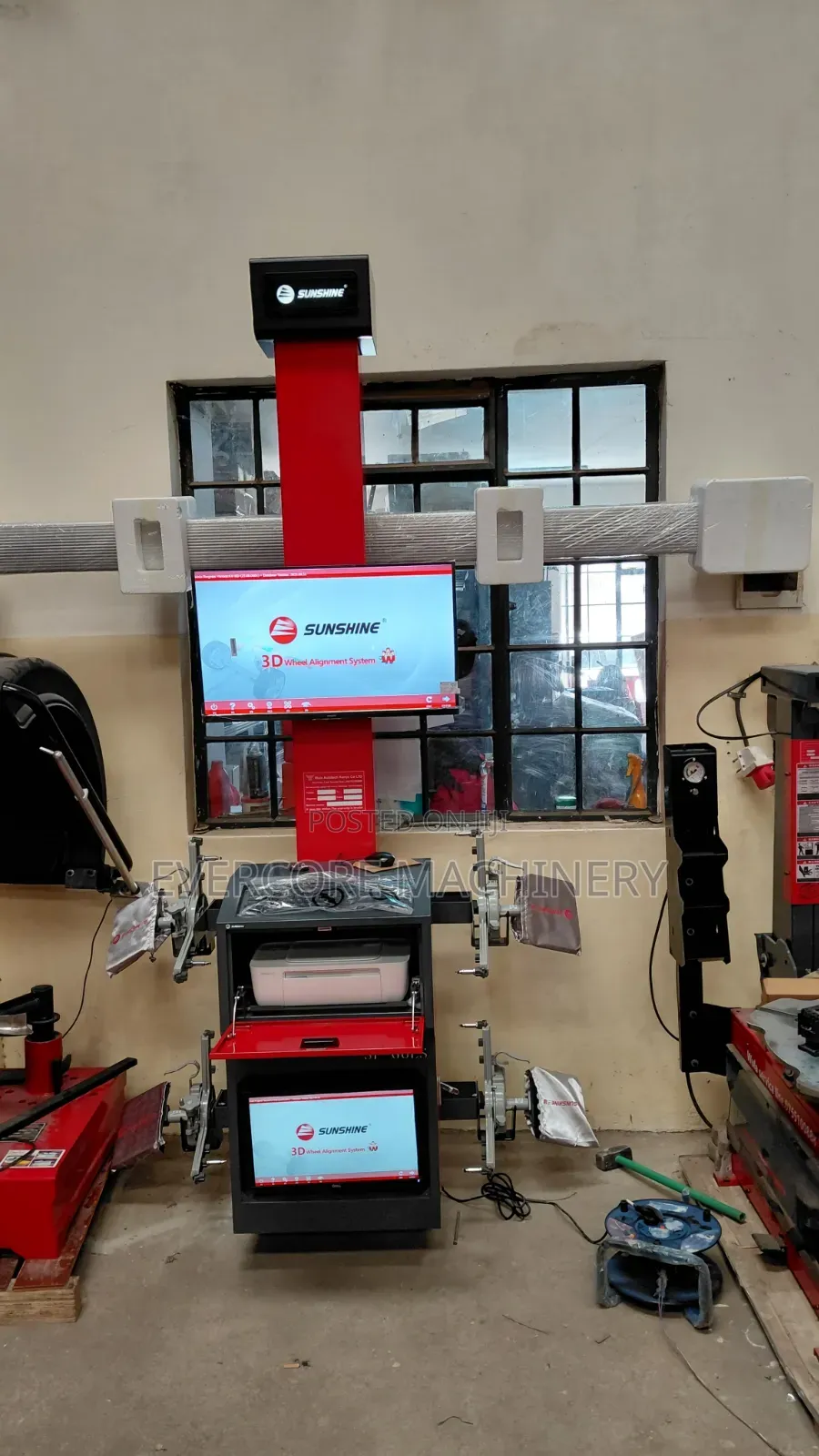 Commercial Updted Wheel Alligment Machine 3d