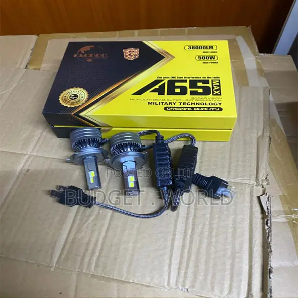 A65 Max H4 Automotive Led Bulbs – Crystal Clear White Illum