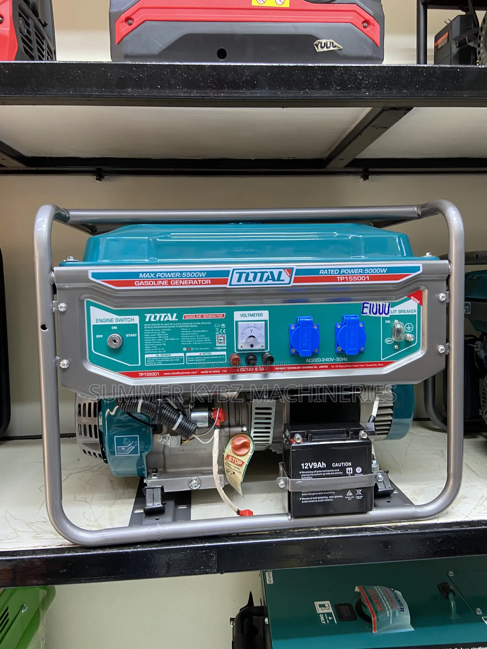 Total Tp155001 Gasoline Generator With a 5.5kw