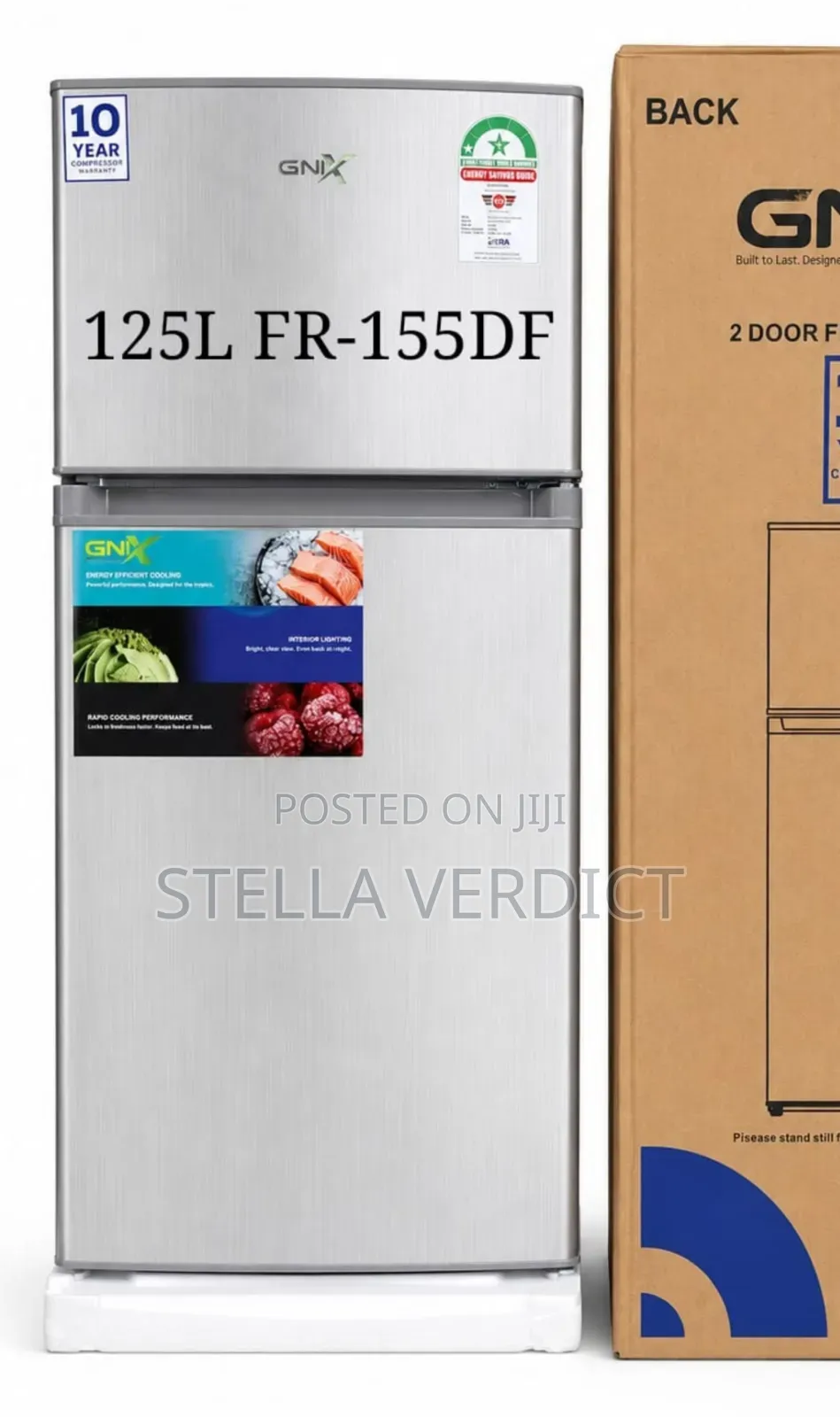 Gnix 125 Litres Fr-155df Double Door Refrigerator