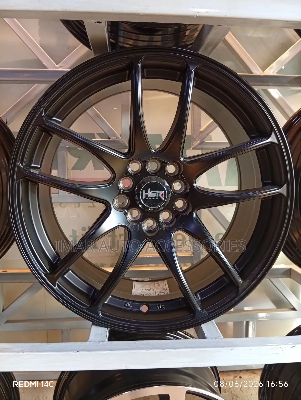 HSR Style 17-Inch Multi-Spoke Rims - Aftermarket Car Wheels