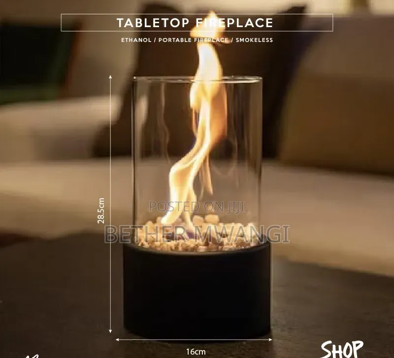 Ethanol Table Top Fire Place in Kenya