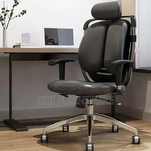 Black Ergonomic Orthopedic Office Chair