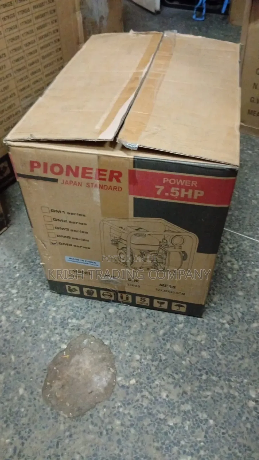 Pioneer Pnnp30 7.5hp Petrol Water Pump 1000l/Min