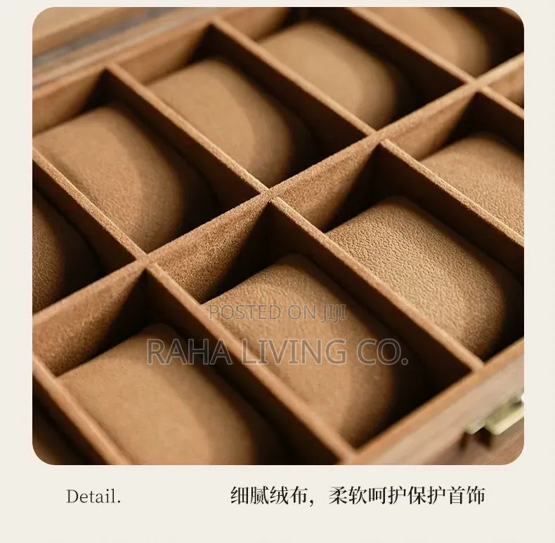 12 Slot Pu Leather Watch Organizer Box | Brown