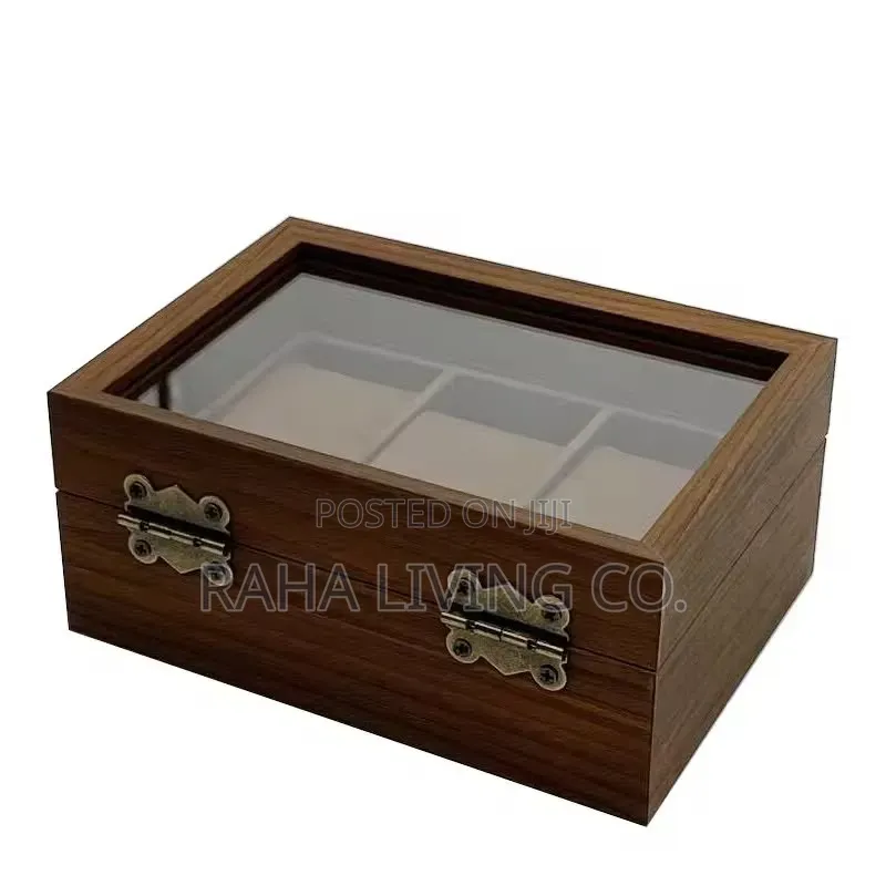 3 Slot Pu Leather Watch Organizer Box | Brown