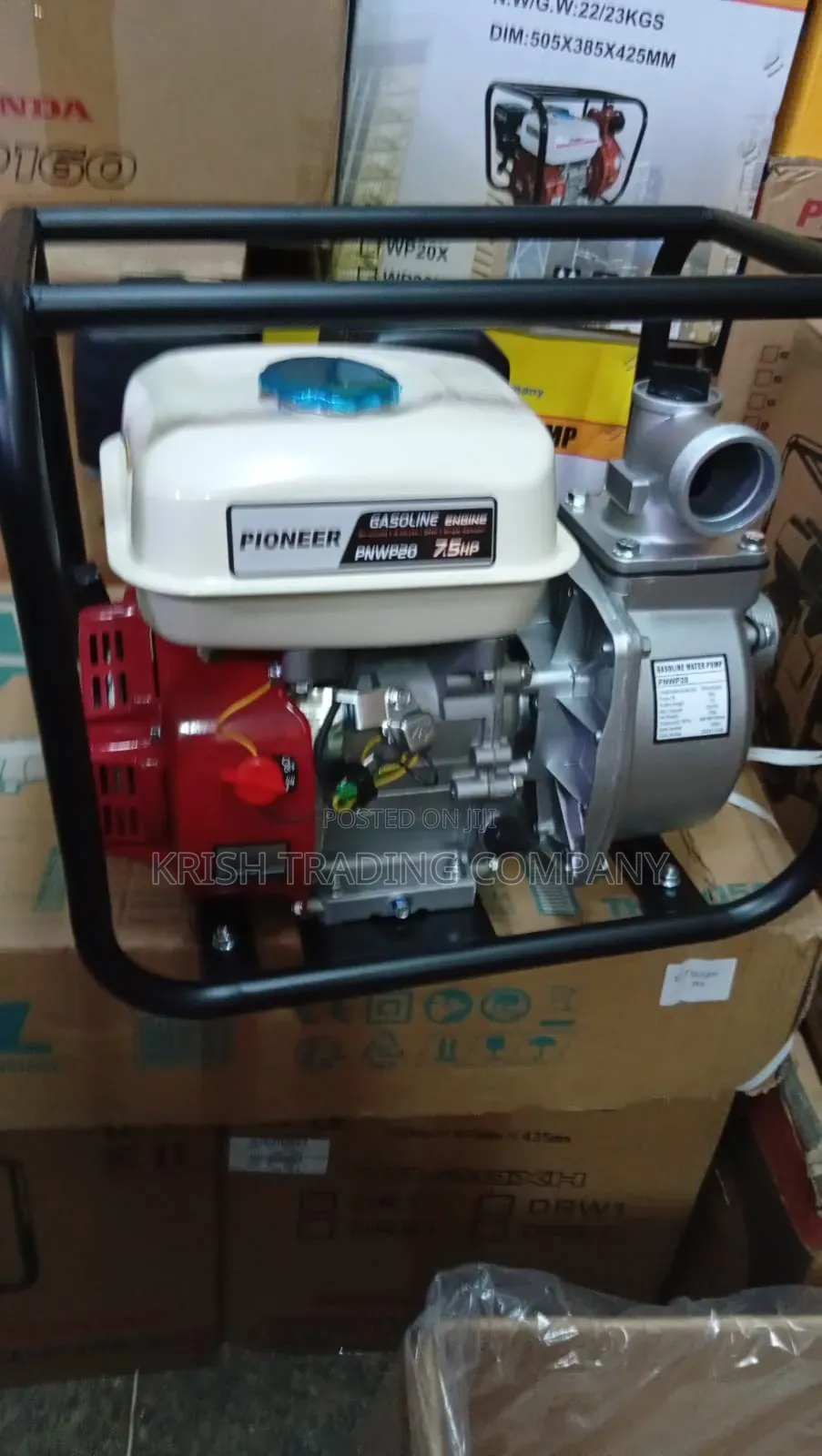 Pioneer Pnwp20 7.5hp (5.5kw) Petrol Water Pump