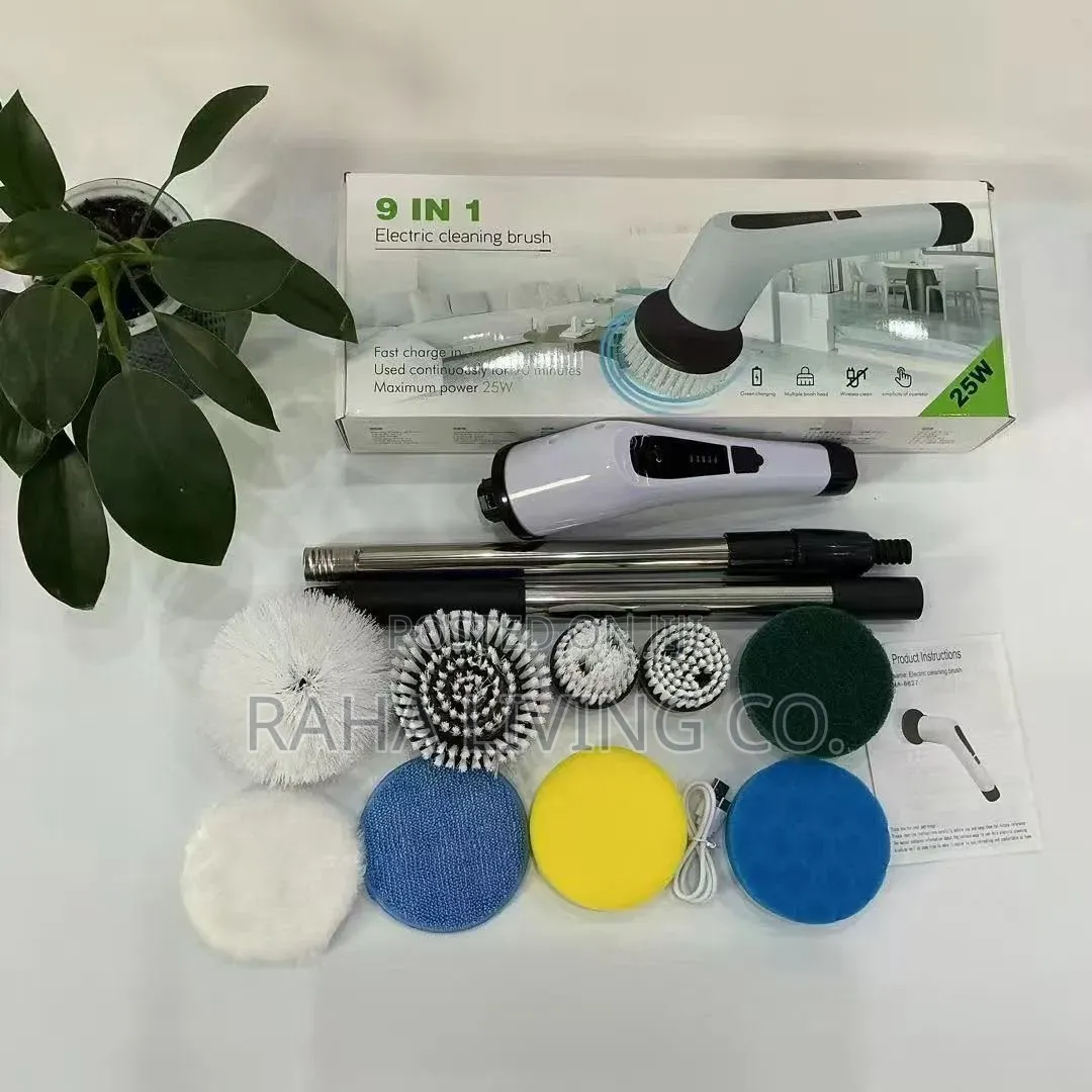 9-in-1 Cordless Electric Cleaning Brush | Rechargeable