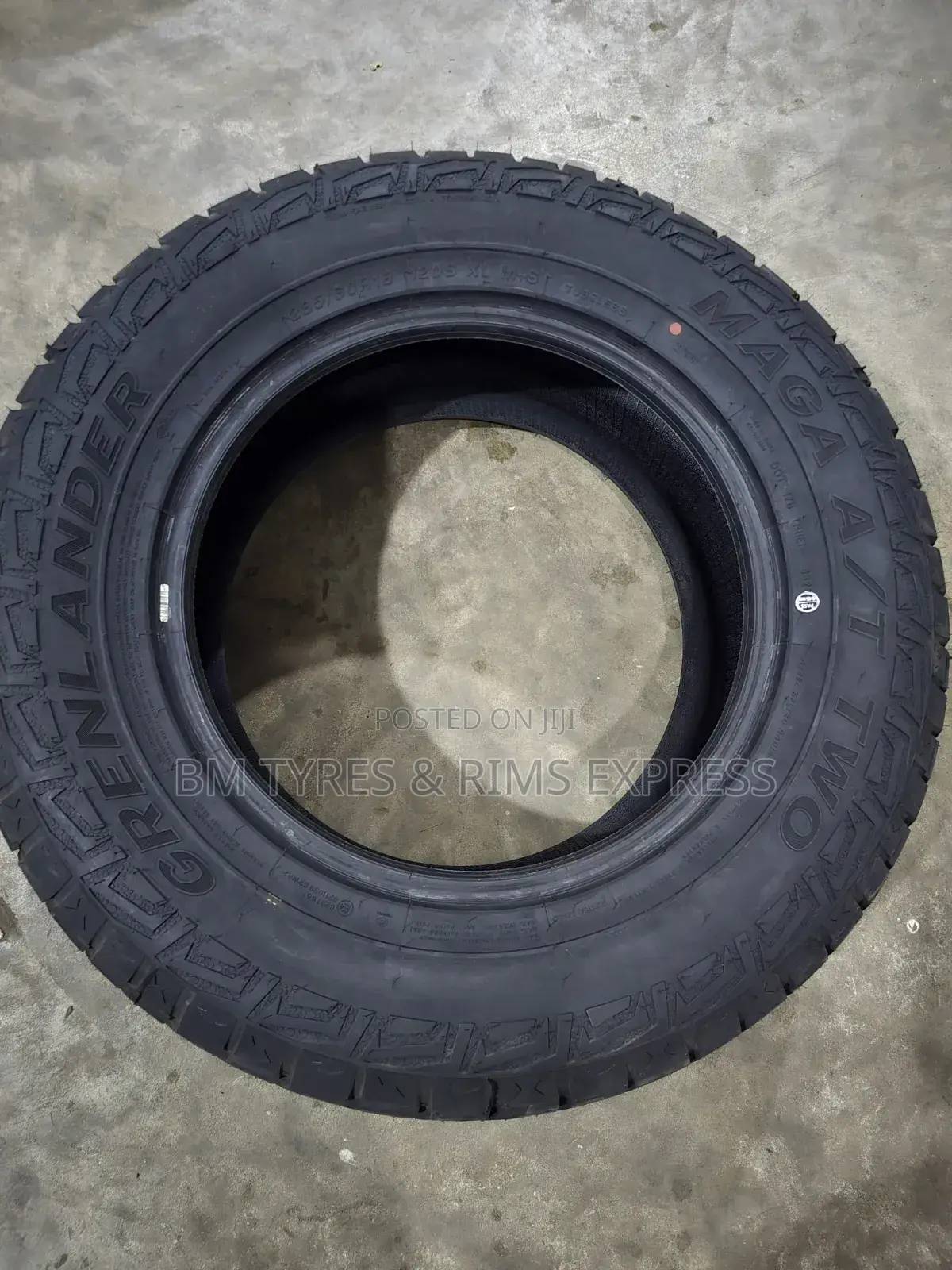 285 /60 R18 Grenlander Tires (All Terrein) Mega.