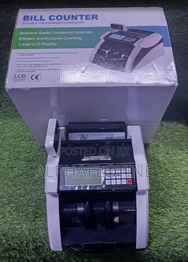Money Counter Machine Multicurrency With LCD Display for Clear Results