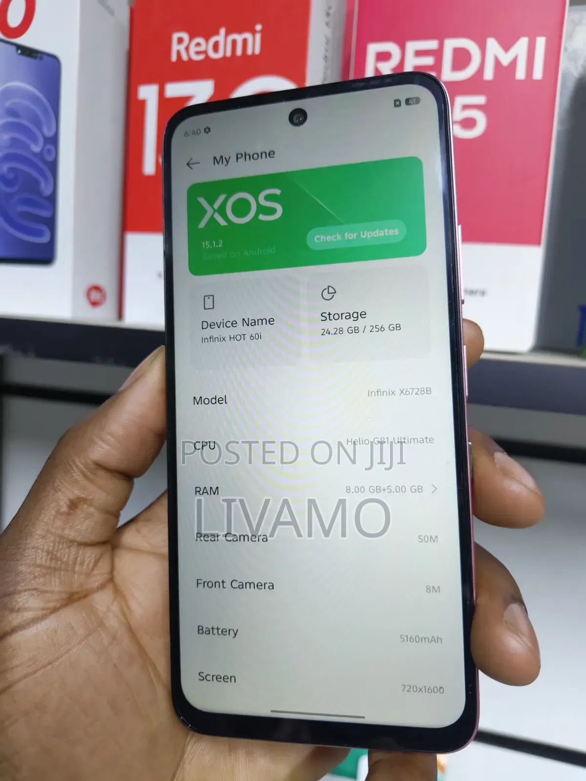 Infinix Hot 60i 256 GB Pink