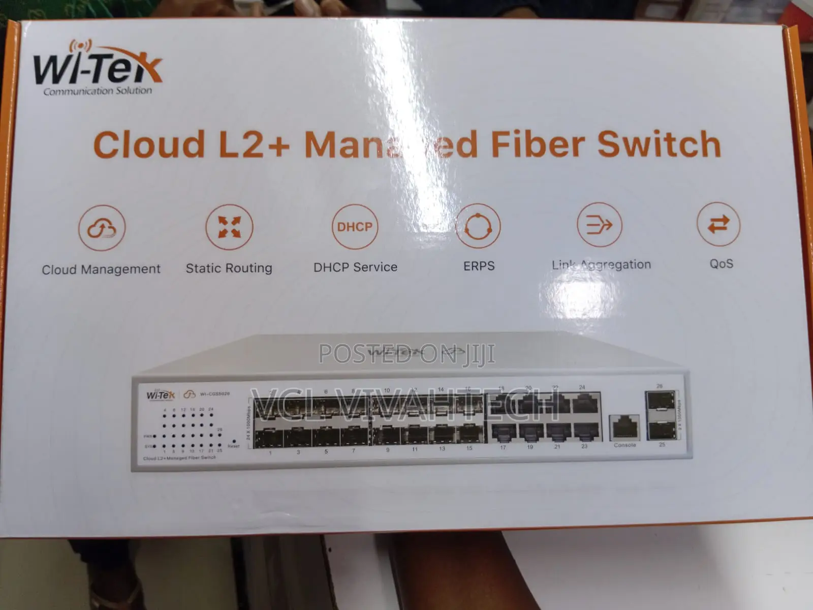 Wi-Tek Wi-Cgs5026 Manageable L2 Fibre Switch