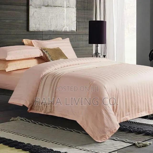 Hotel Quality Striped Bedsheet Set | 4 PCS | All Sizes
