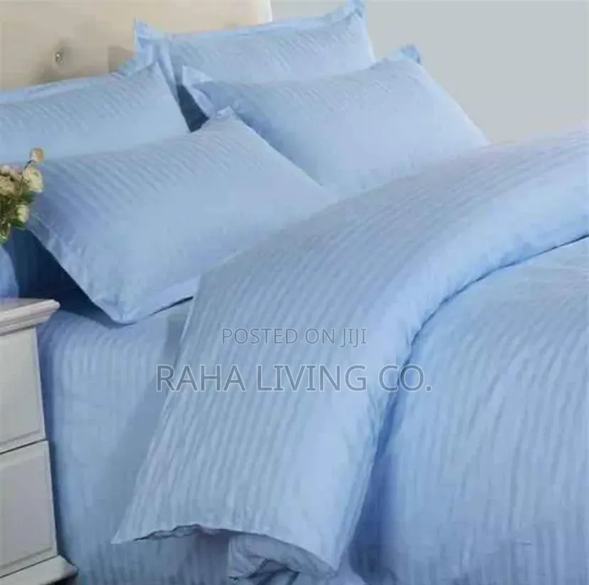 Hotel Quality Striped Bedsheet Set | 4 PCS | All Sizes