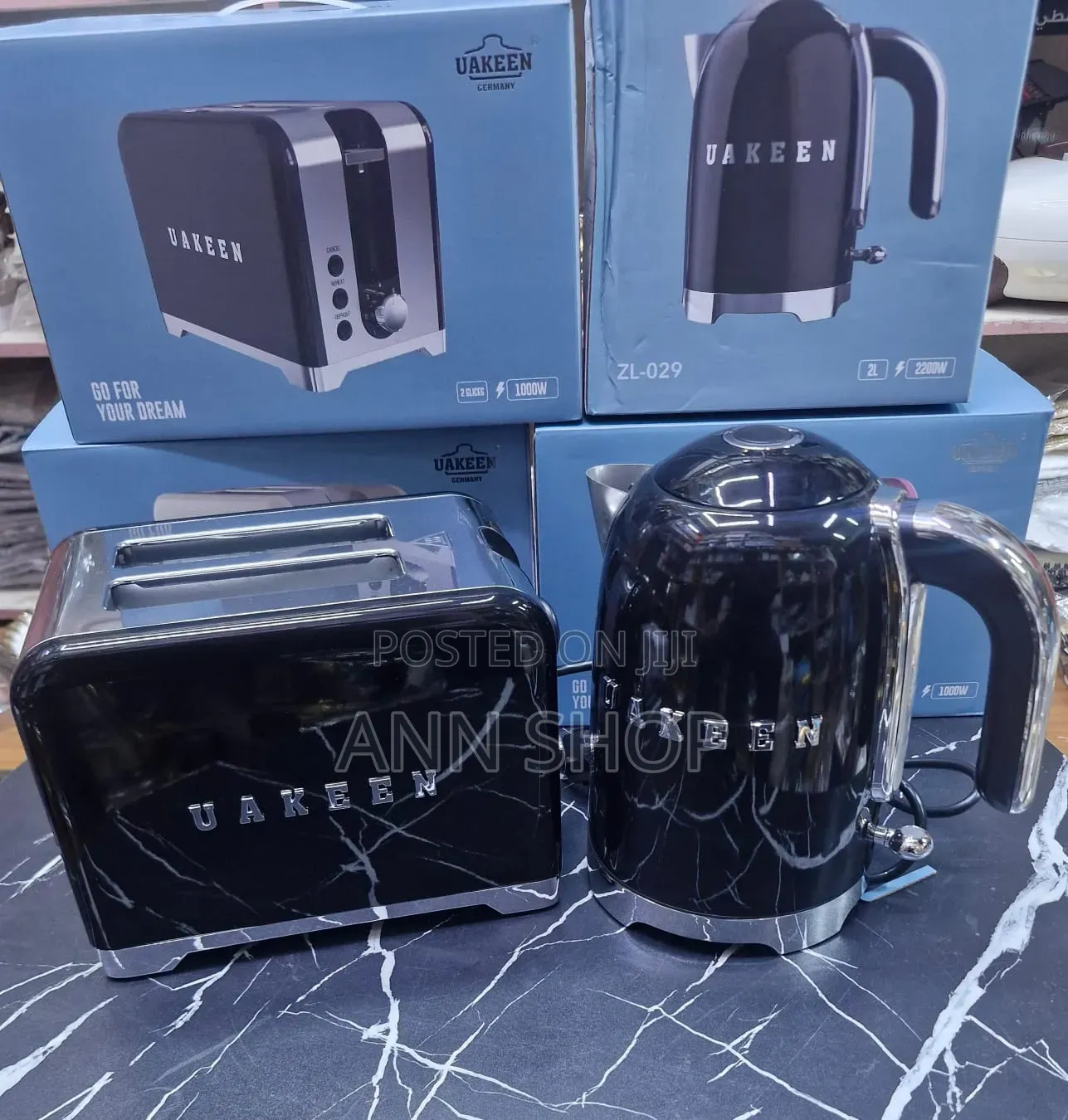 Uakeen Toaster And Kettle
