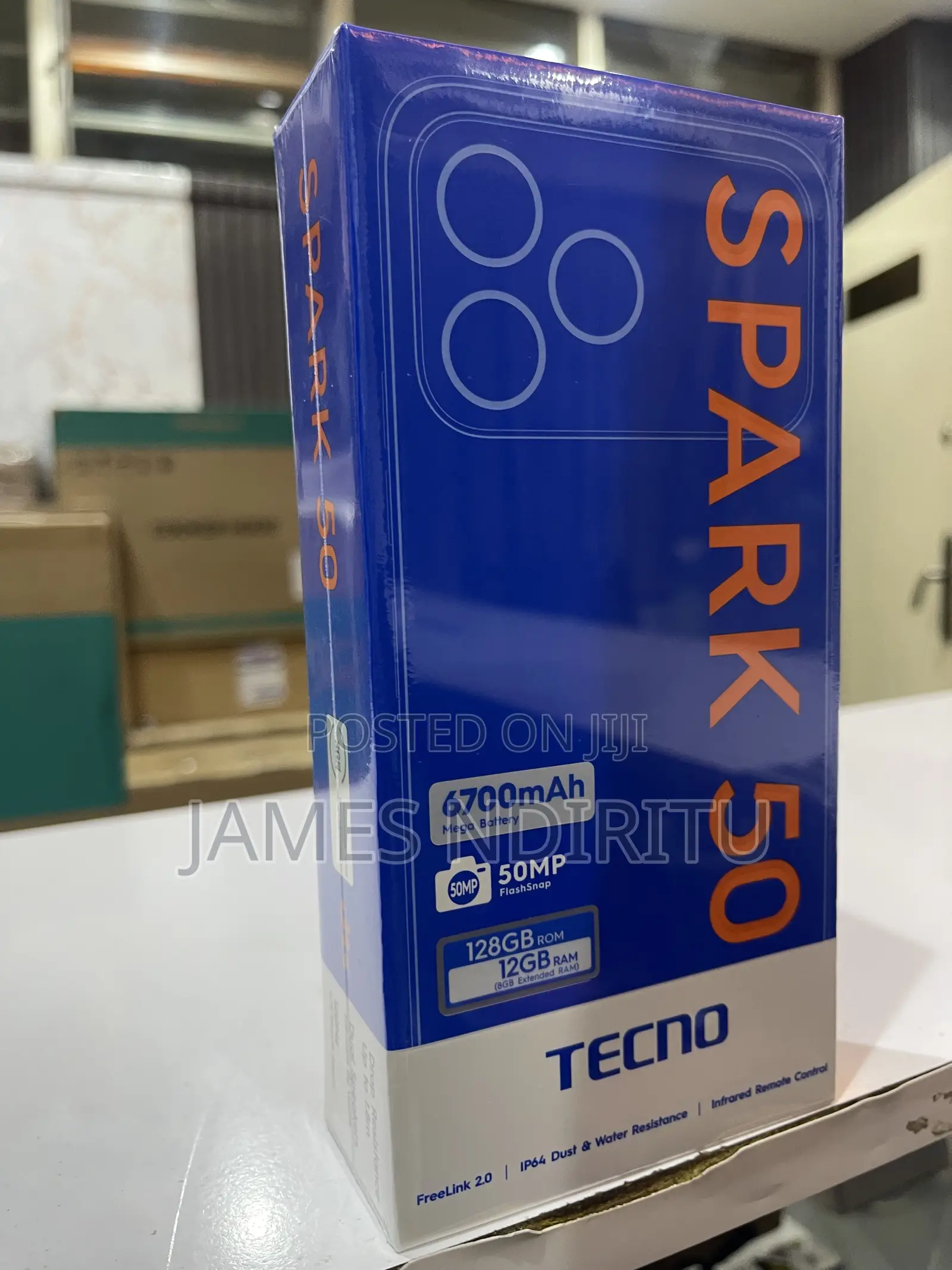 New Tecno Spark 50 128 GB Gray