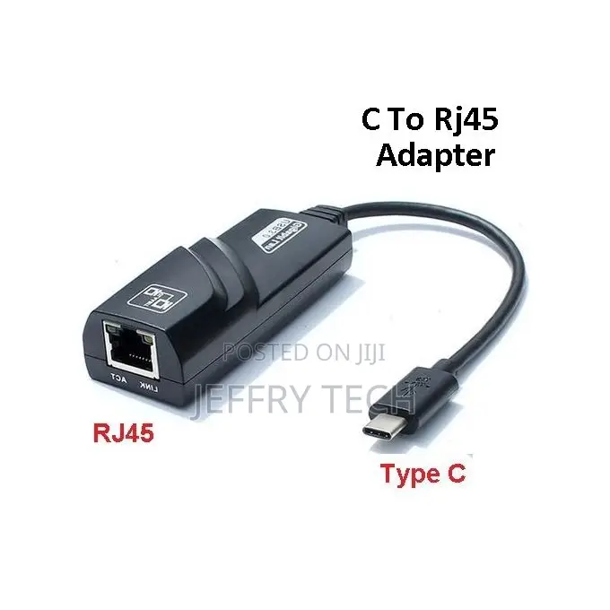 Type C To Rj45 Ethernet Adapter // 1000 Mbps Gigabit Type C To Lan Ad