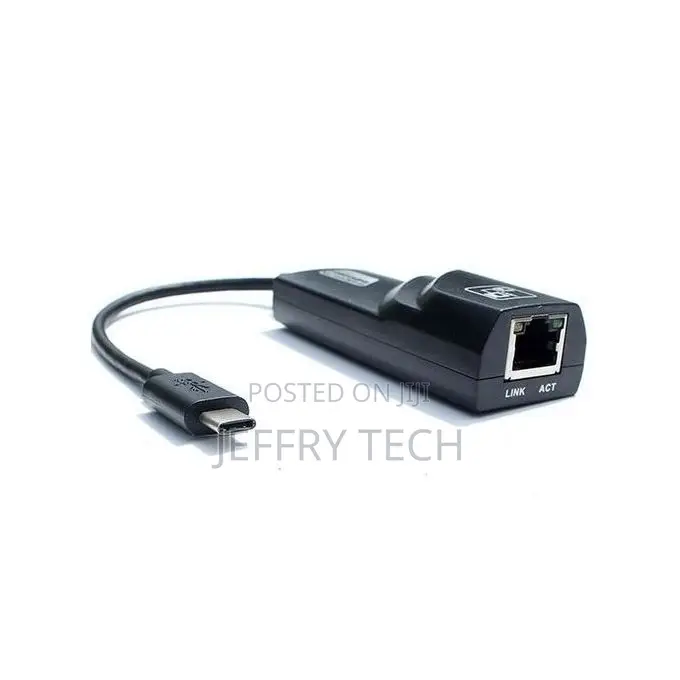 Type C To Rj45 Ethernet Adapter // 1000 Mbps Gigabit Type C To Lan Ad