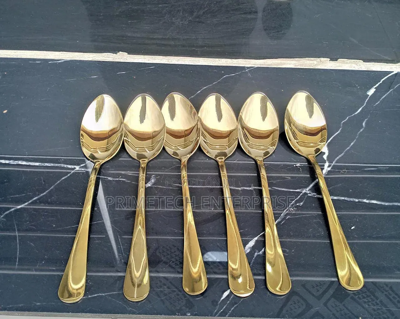6pcs Gold Table Spoons