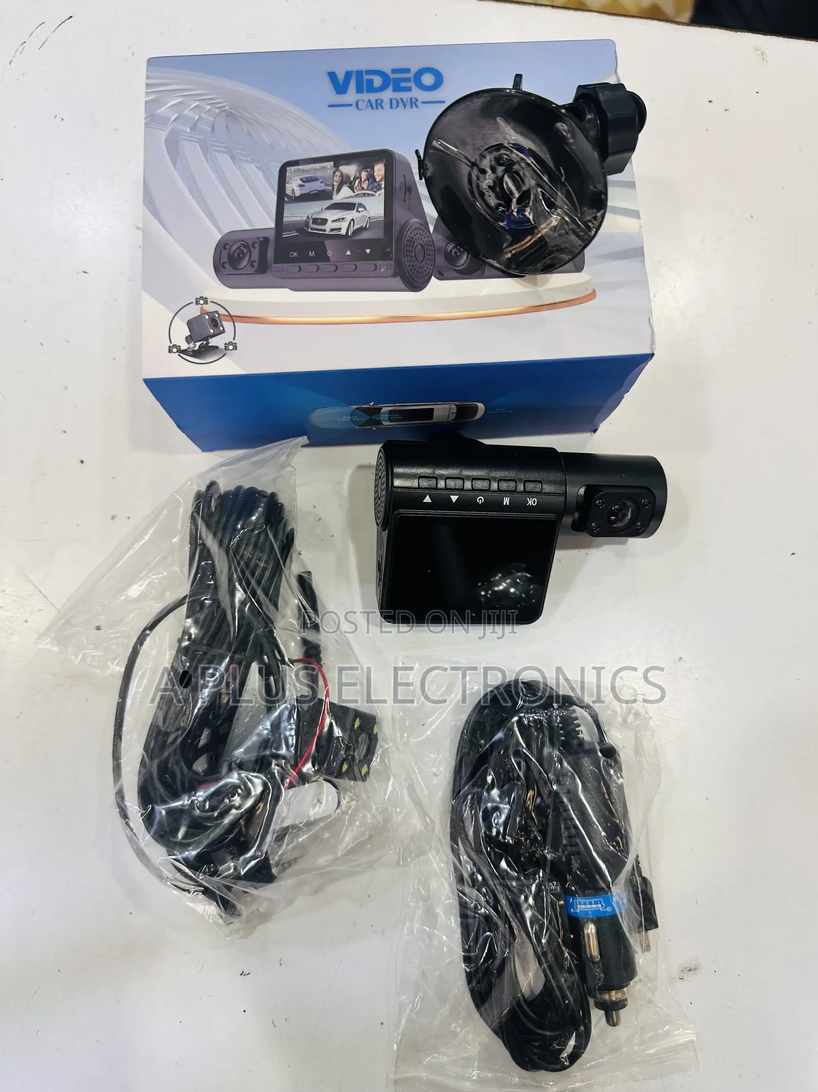 G50 3 Lens Dash Camera Front and Rear With Inside Recording