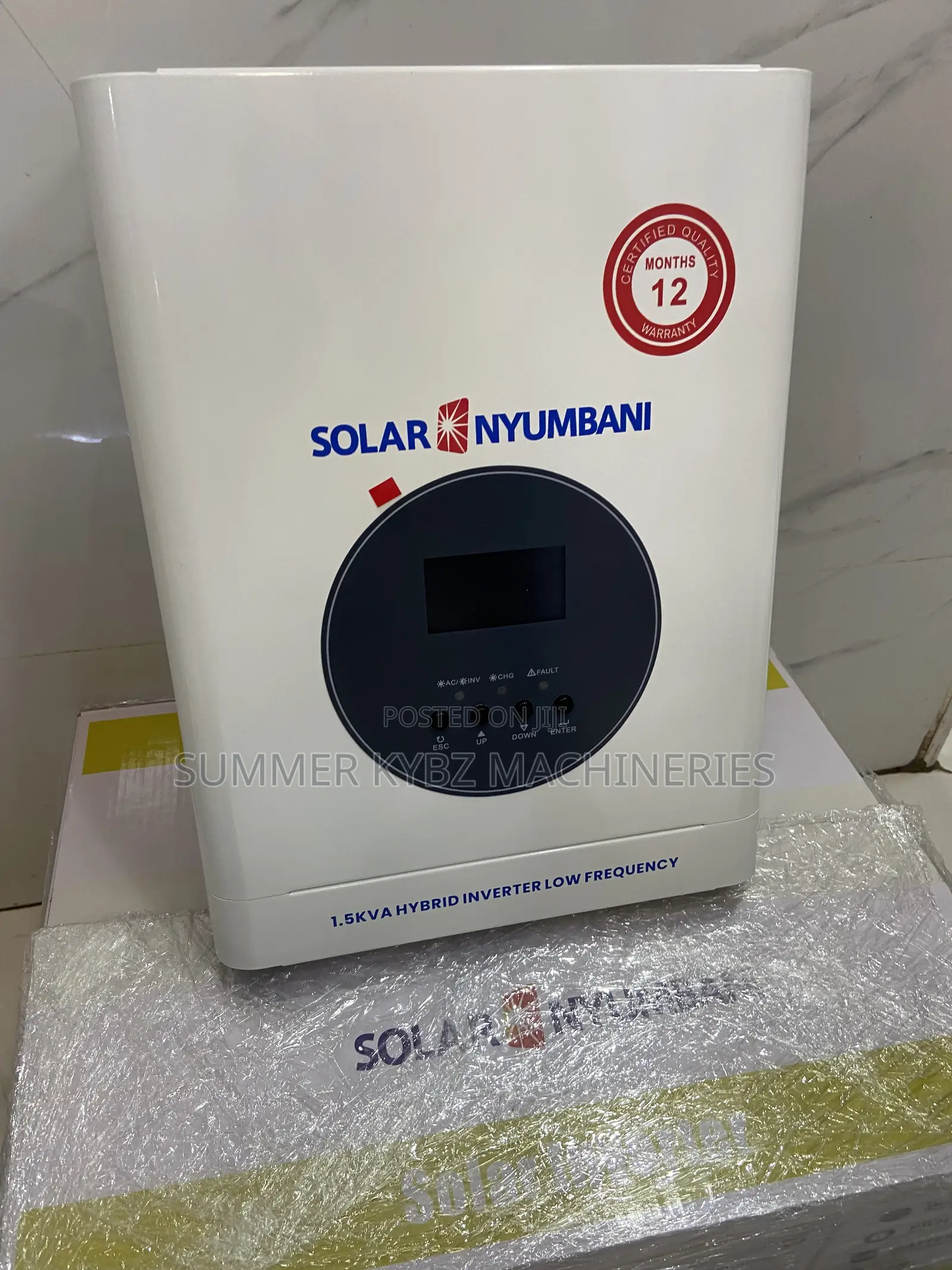Solar Nyumbani 1.5kva Hybrid Low-Frequency Inverter.