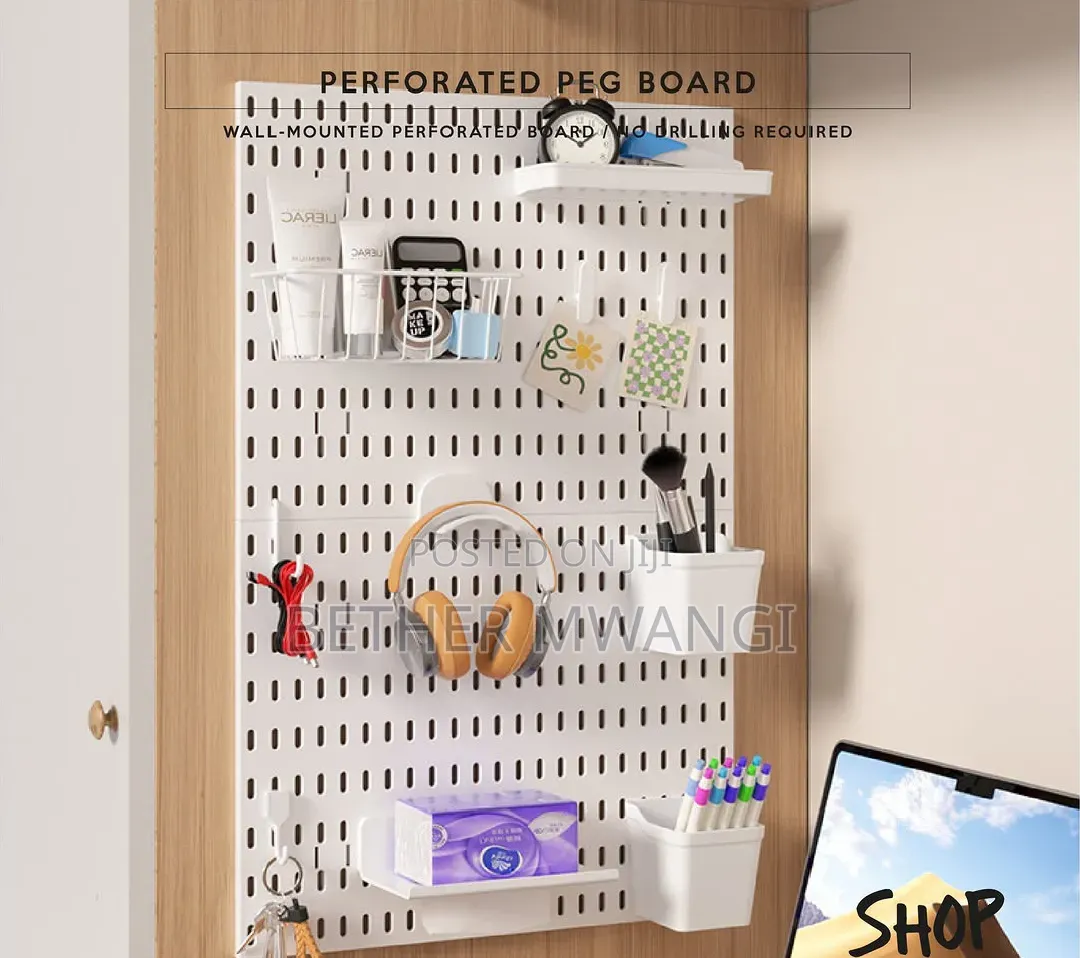 Perforated Peg Board Wall Mount Kit