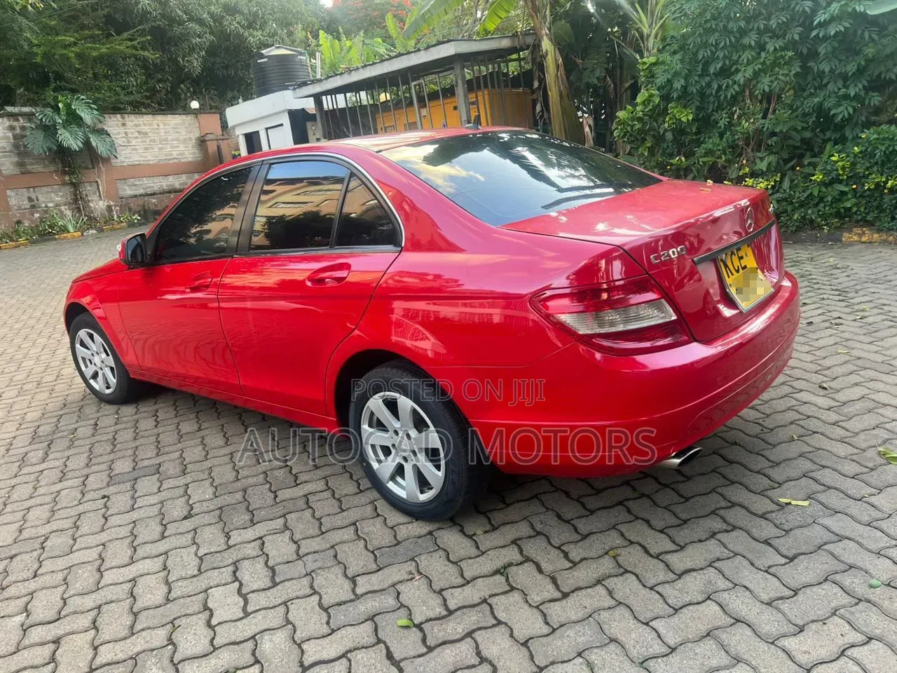 Mercedes-Benz C200 2008 Red