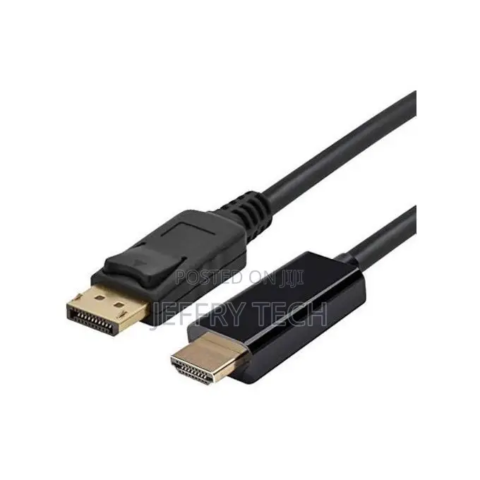 Cable Hdmi to Displayport Adapter Dp Male to Hdmi Male1,8m