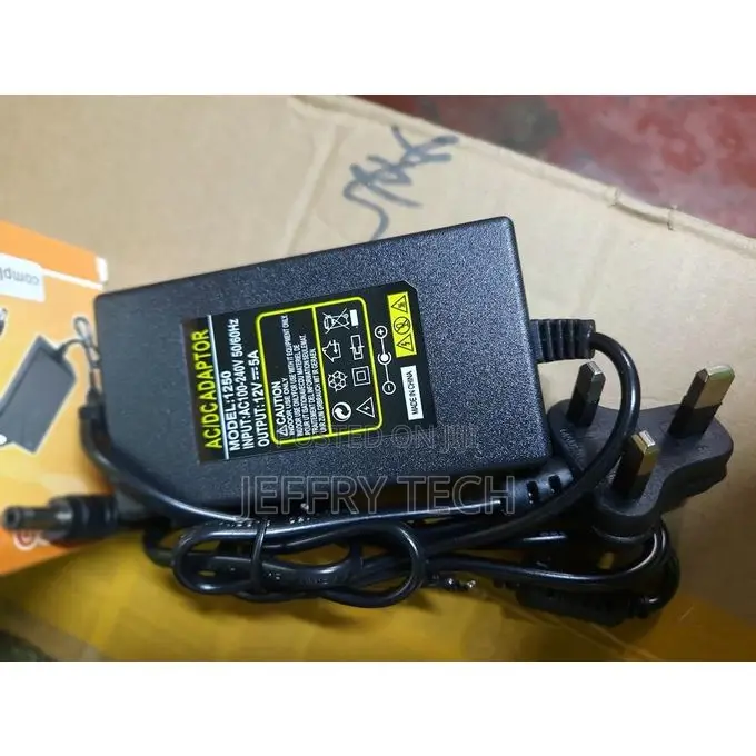 Ac/Dc 12v 5a. Good Power Adaptor. Ac100-240v 50/60hz Adapter.