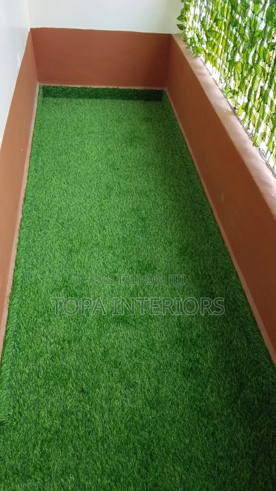 Foot Friendly Balcony Floor MSTS Artificial Green Turf Carpets