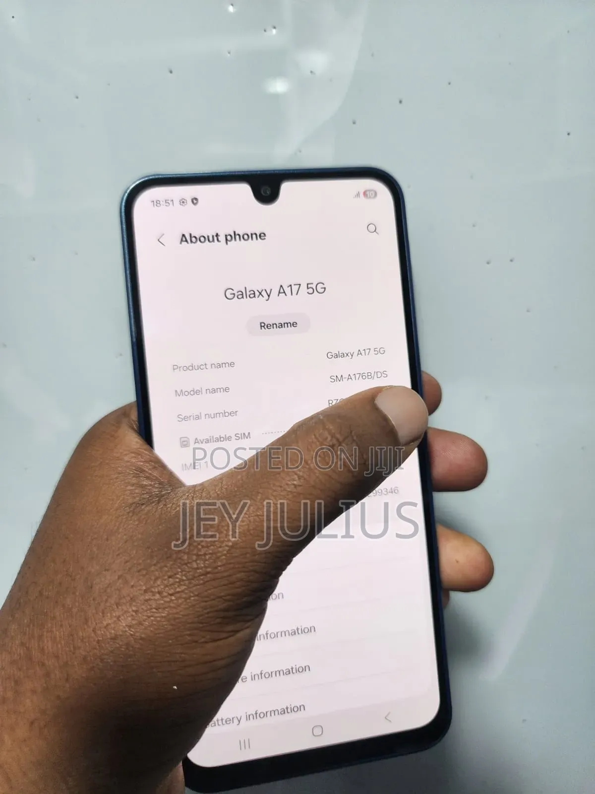 Samsung Galaxy A17 5G 128 GB Blue