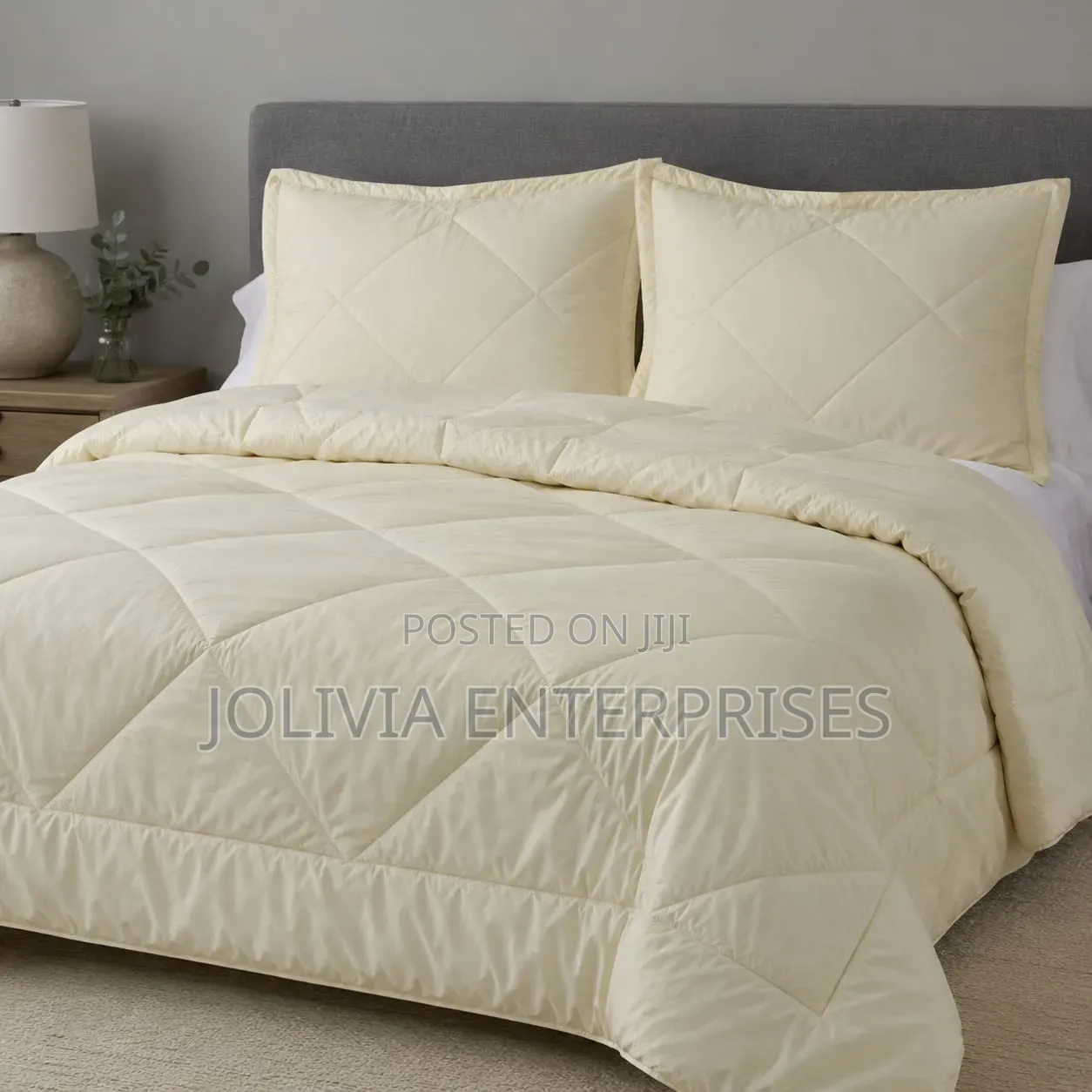 Hotel Quality Cream Cotton Binded Duvet