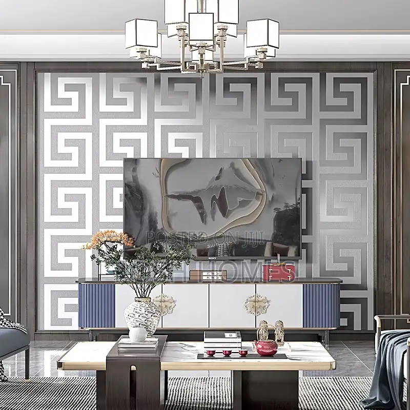 Decor Drape Silver Wallpapers