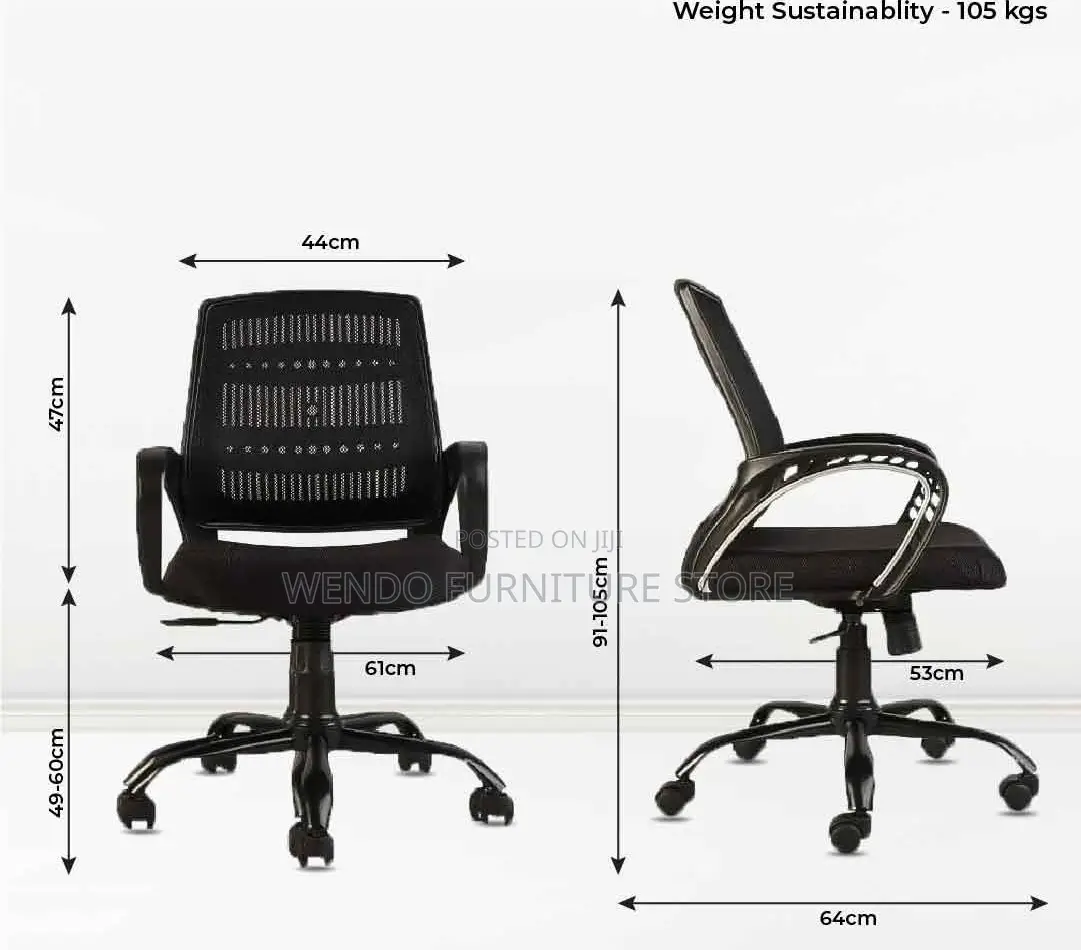 Office Chairs; Swivel Ergonomic Adjustable Office Chairs