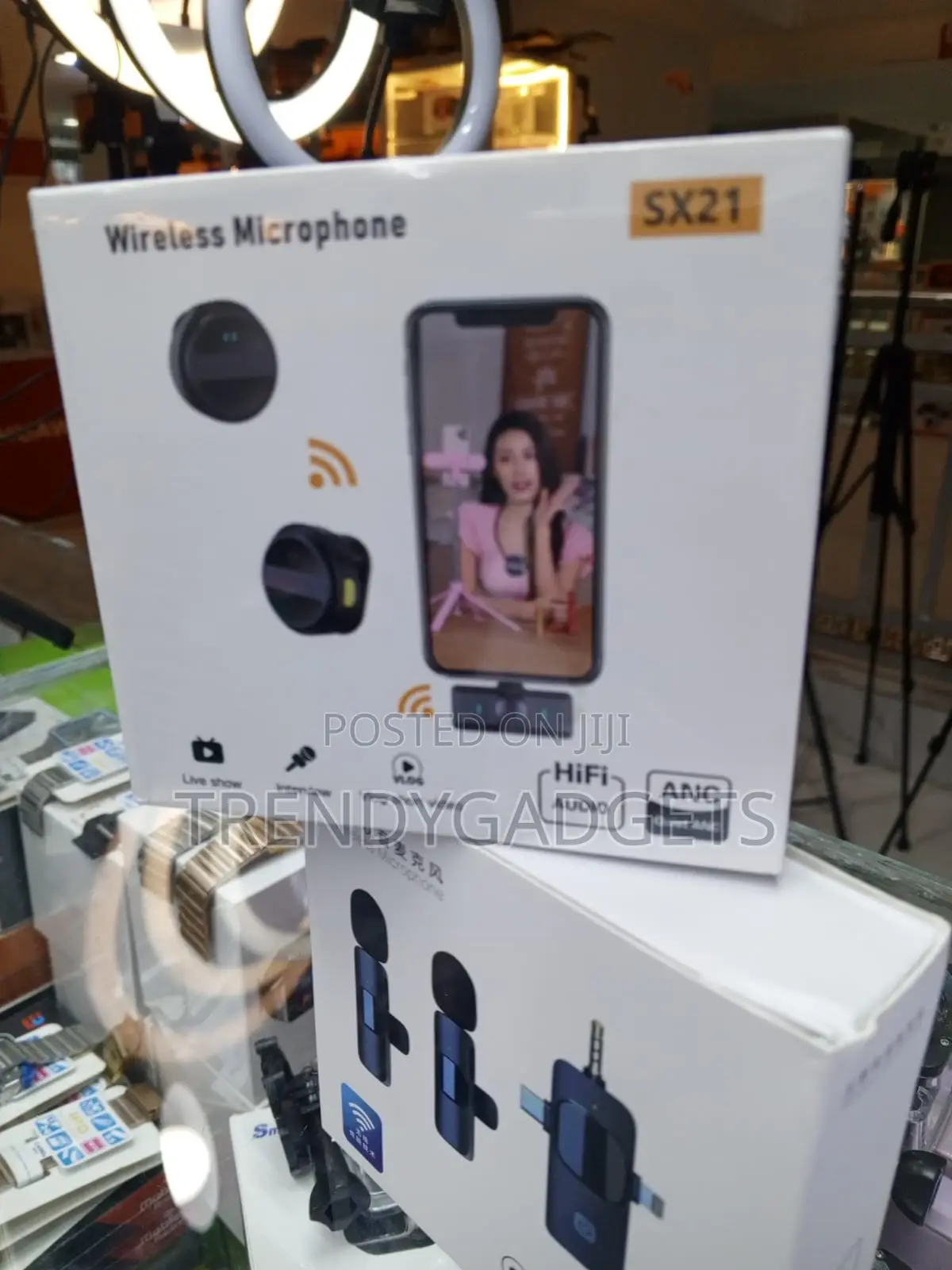 Sx21 Clip-on Wireless Mic for Interviews Recording and Videos