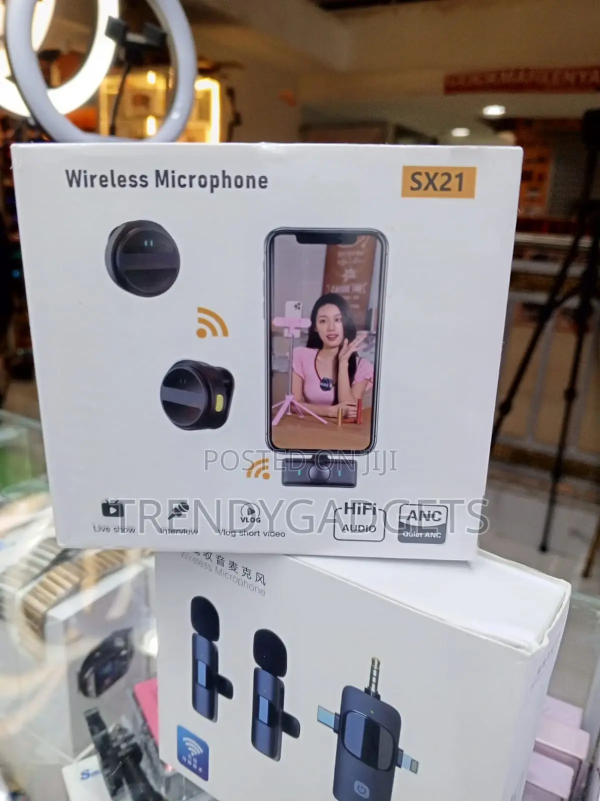 Sx21 Wireless Lapel Microphone for Youtube Tiktok and Podcasts