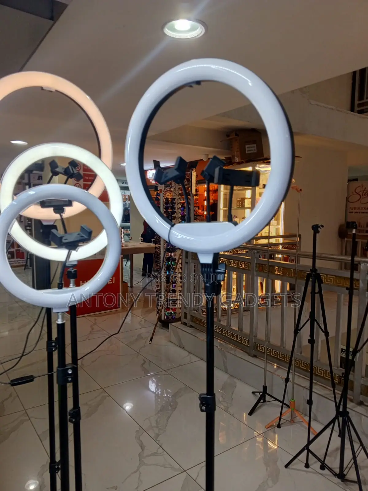 Qx-360 Led Ring Fill Light For Vlogging Makeup And Streaming