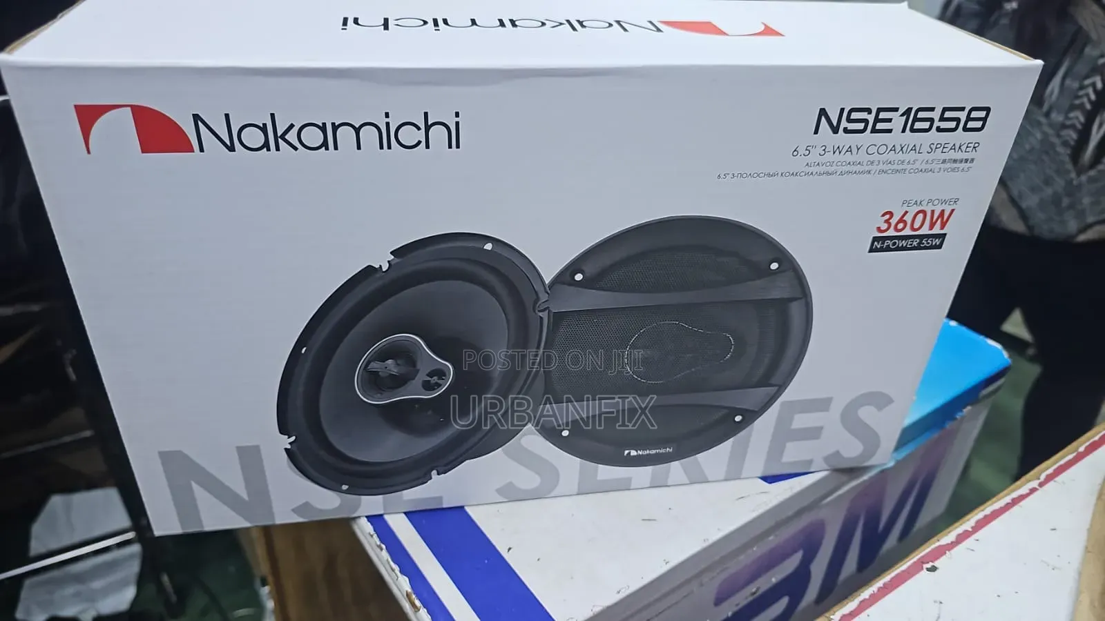 Nakamichi Nse1658 360watts 6.5 Inches Round Midrange Speakers- A Pair