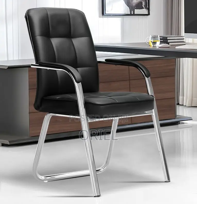 Office Chair : Visitor Conference Waiting Guest Leather Chair