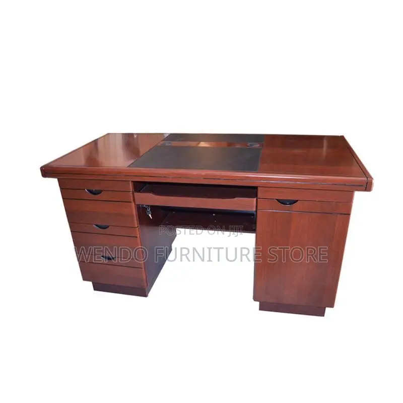 Office Desk; 1400mm Home Office Mahogany Executive Desks With Cabinets