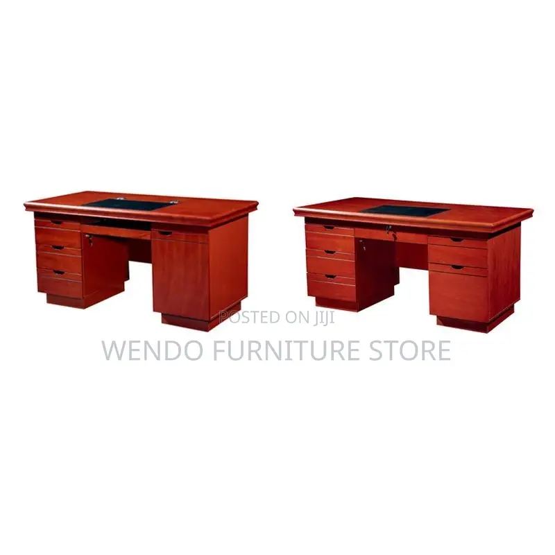 Office Desk; 1400mm Home Office Mahogany Executive Desks With Cabinets