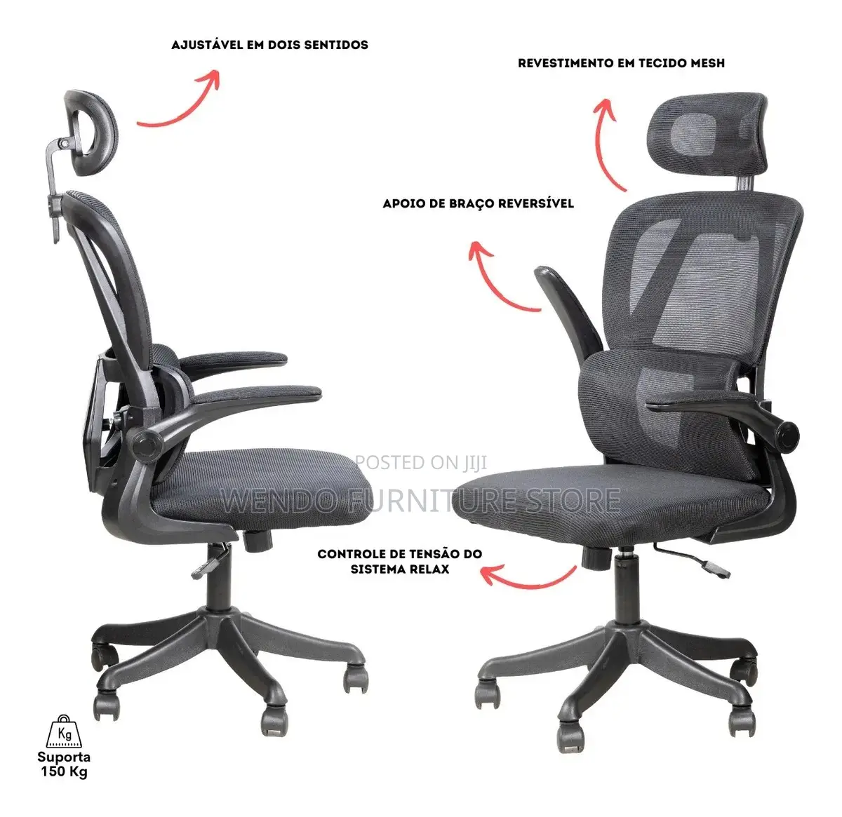 Office Chairs; High Back Orthopedic Swivel Ergonomic Office Chairs