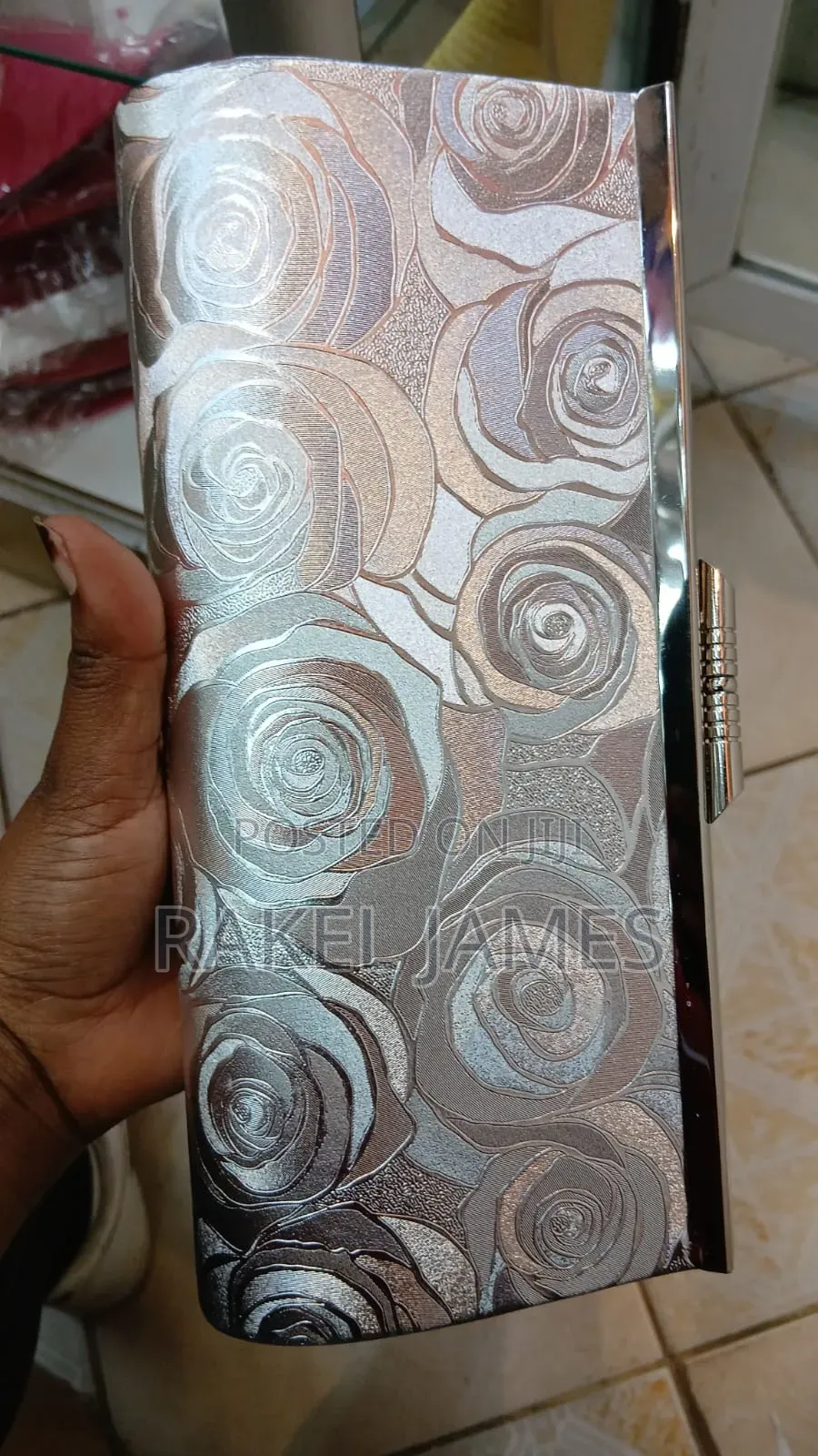 Silver Clutch Bag