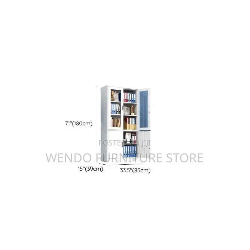 Office Cabinets Contemporary Steel Two Door Filing Display Cabinet