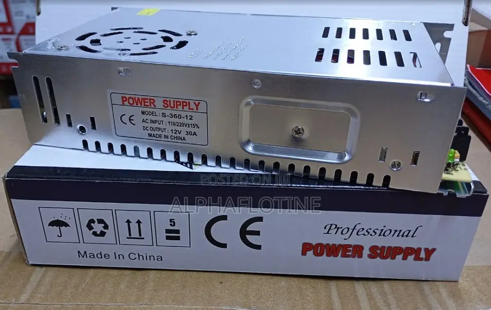 CCTV Power Supply 12v 30amps Open-Power Capacity 240watts