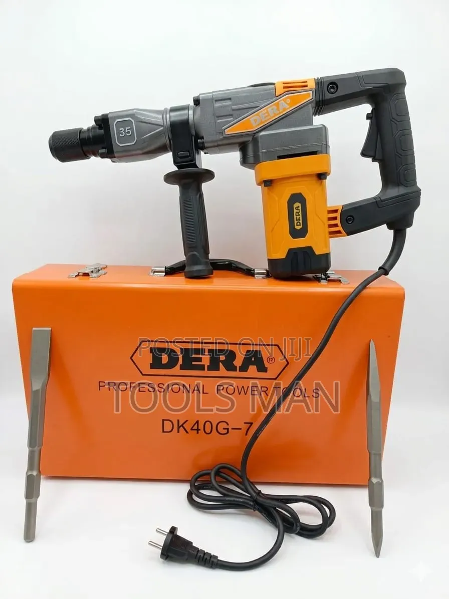 Dera Dk40g-7 Professional Demolition Hammer - Heavy Duty Breaker.