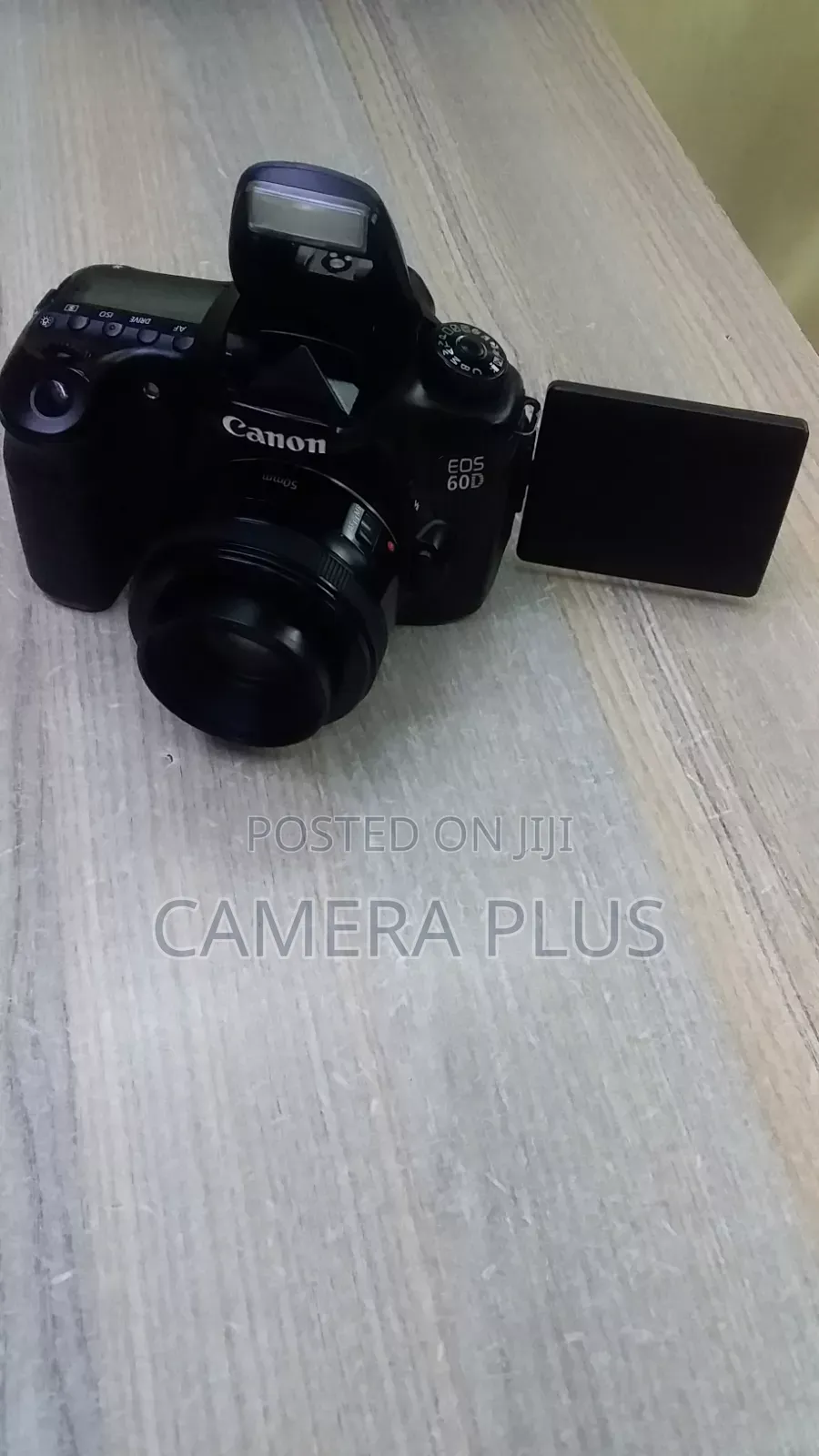 Canon DSLR Camera With 50mm Prime Lens