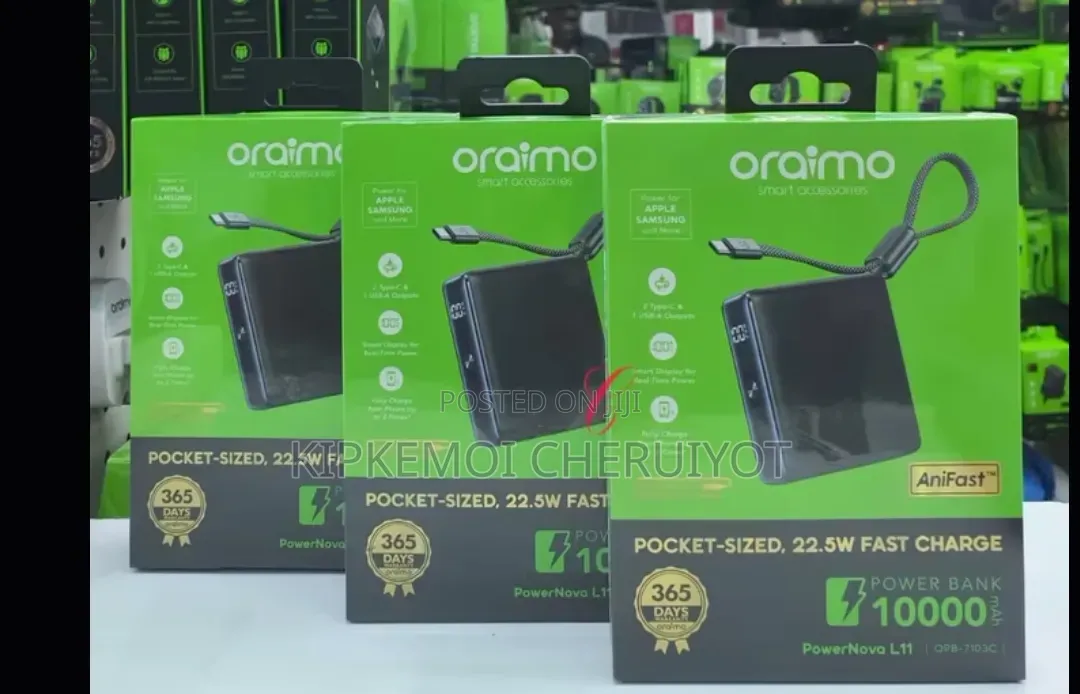 Oraimo Powernova L11 10000mah 22.5w Power Bank